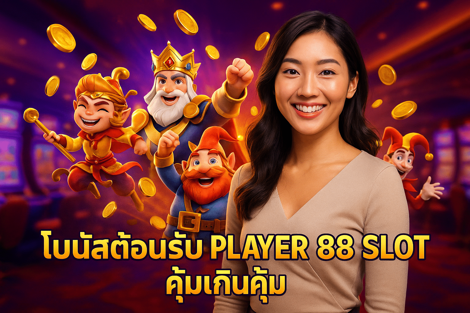 โบนัสต้อนรับ PLAYER 88 SLOT คุ้มเกินคุ้ม